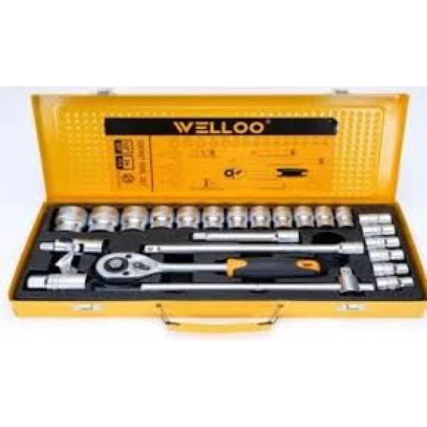 Caja De Herramientas Dados 24 Piezas Welloo